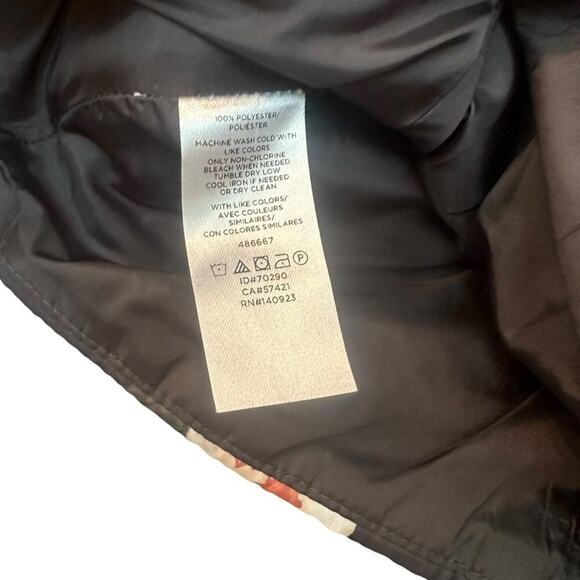 Loft Outlet Rose Floral Puffer Vest - Size Small - Picture 4 of 6